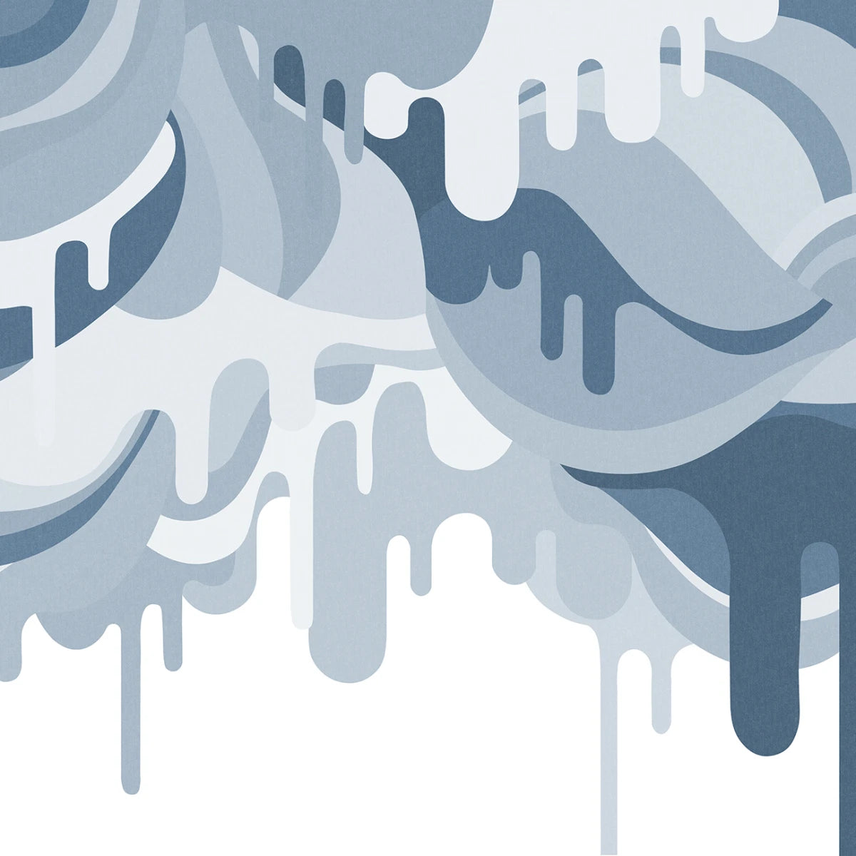 Tapetti Dripping Ice Cream Blue