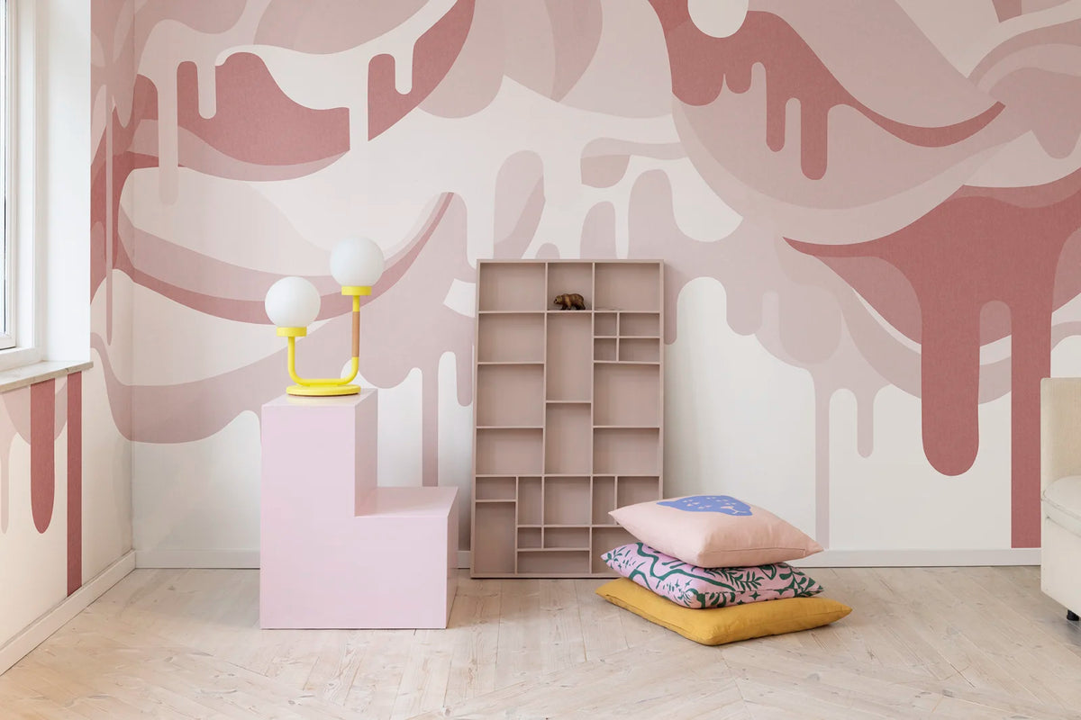 Tapetti Dripping Ice Cream Pink
