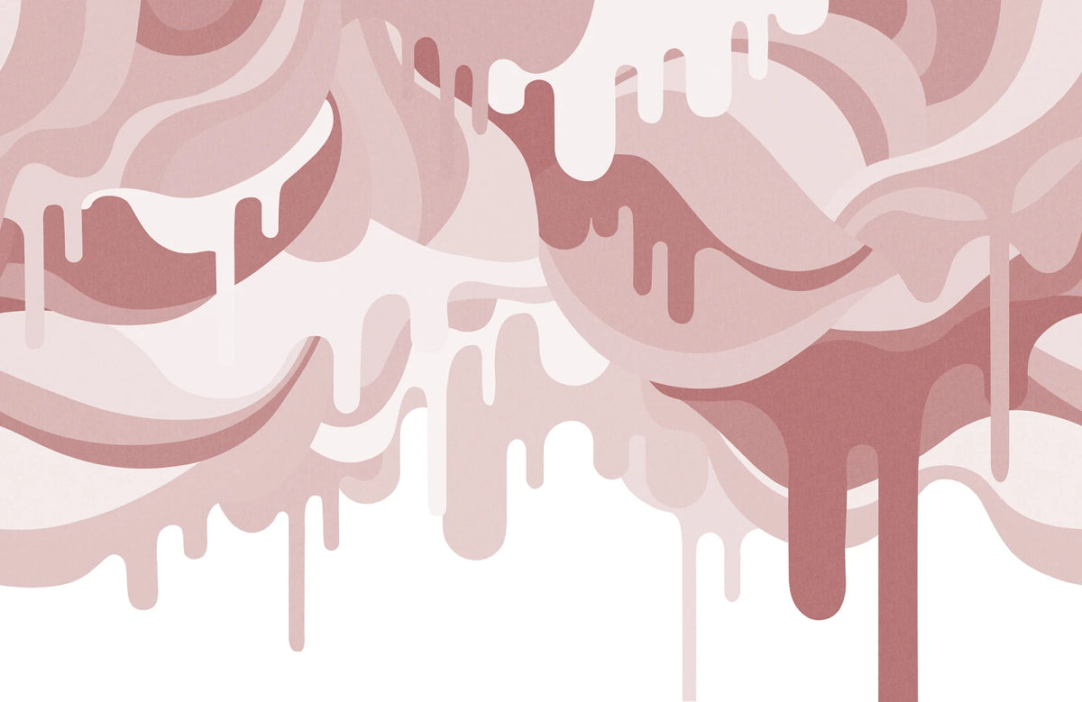 Tapetti Dripping Ice Cream Pink