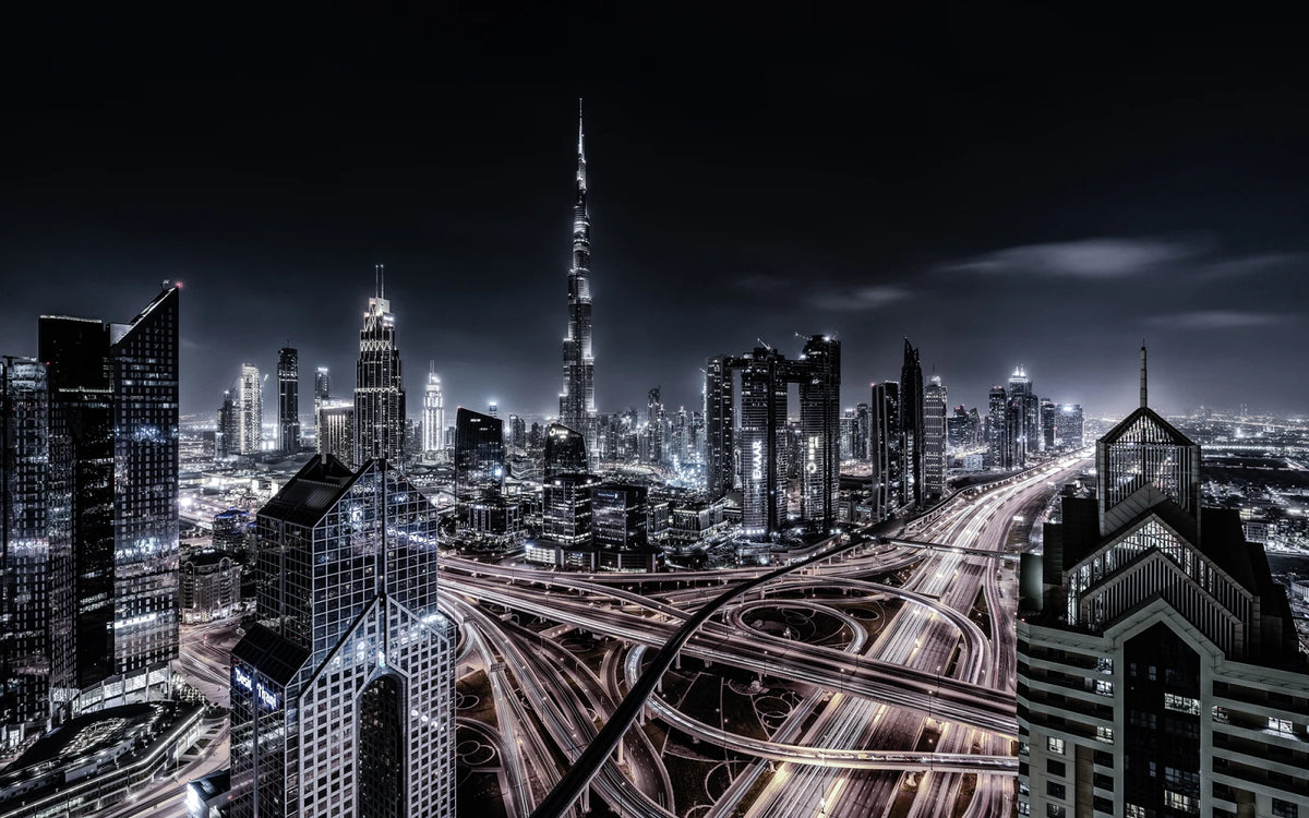Tapetti Sparkling City Lights