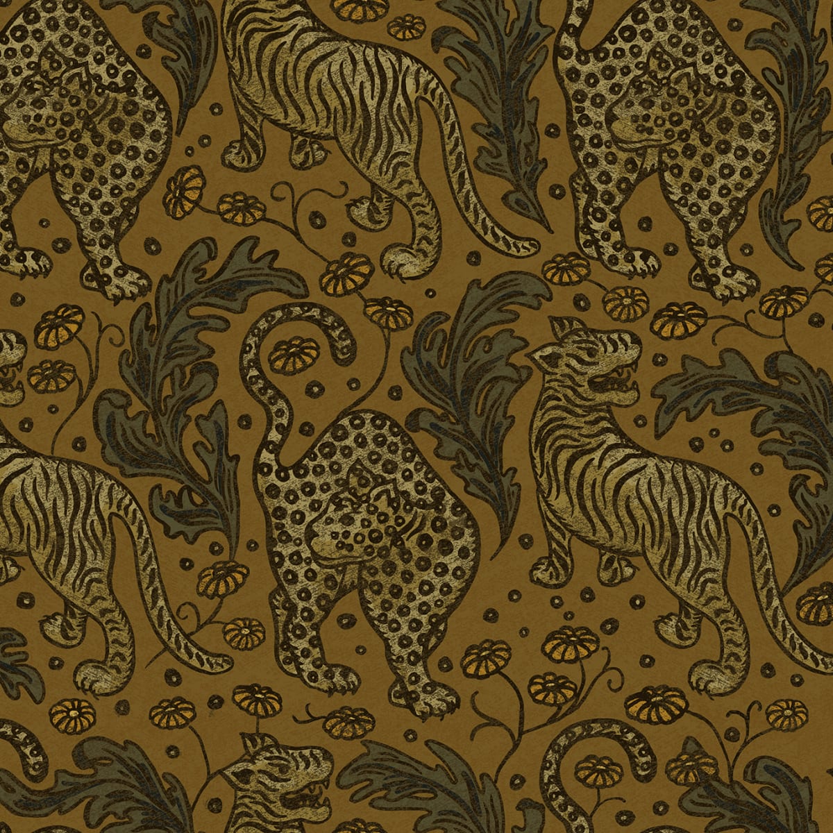 Tapetti Year Of The Tiger, Saffron