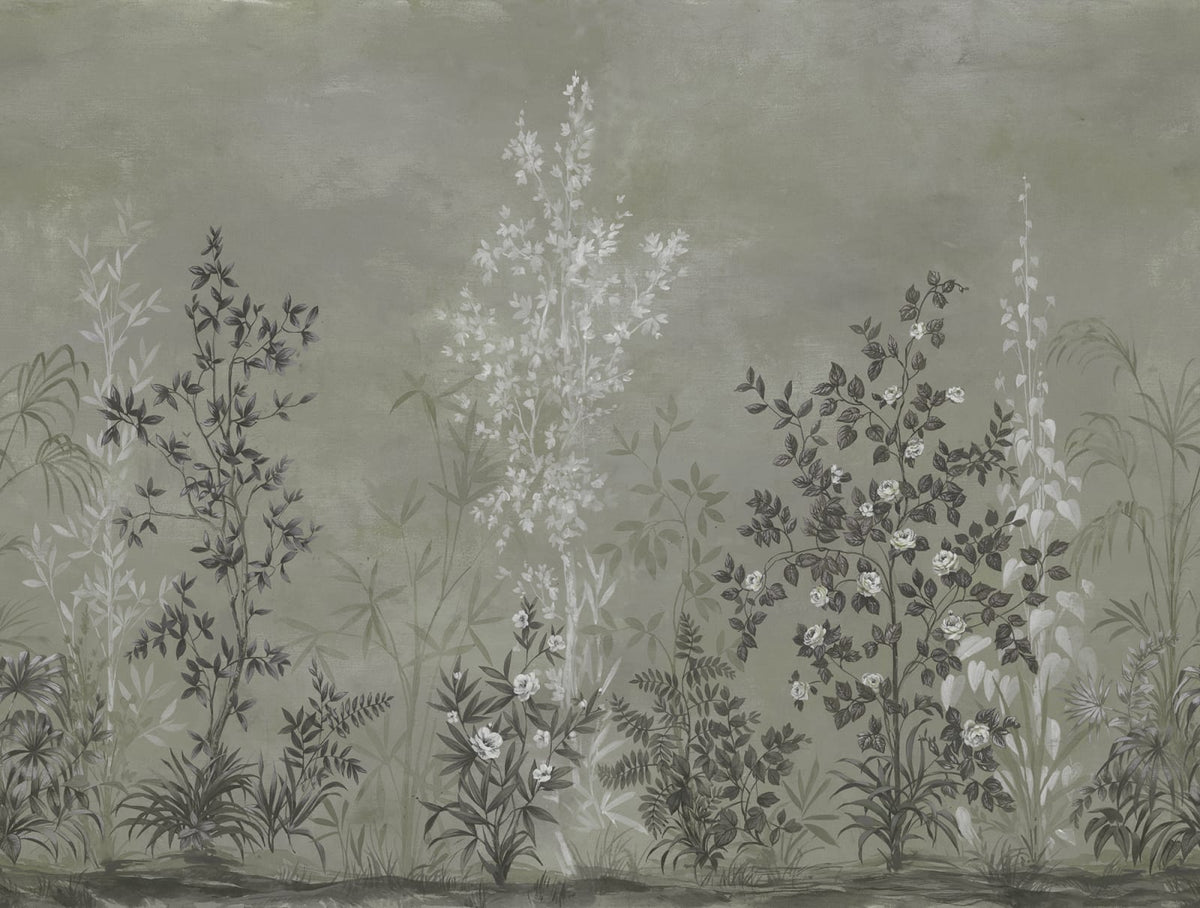 Tapetti Chinoiserie Haze, Green