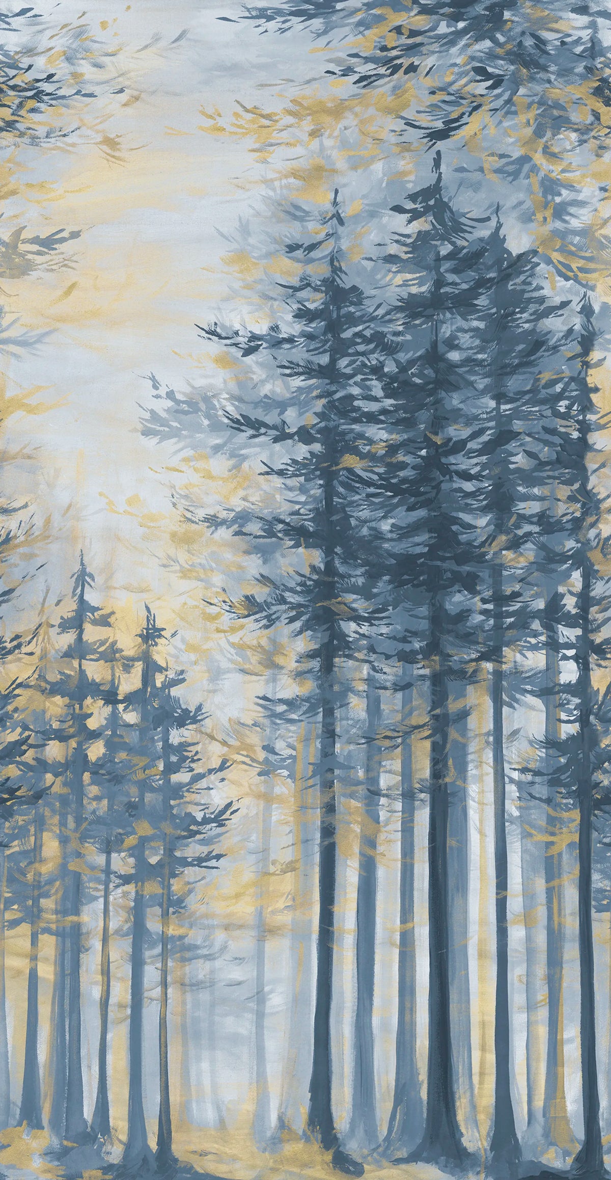 Tapetti Daybreak, Blue