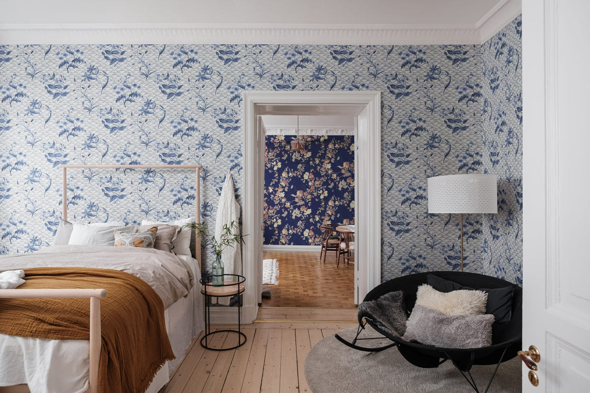 Tapetti Floral Ripple Blue
