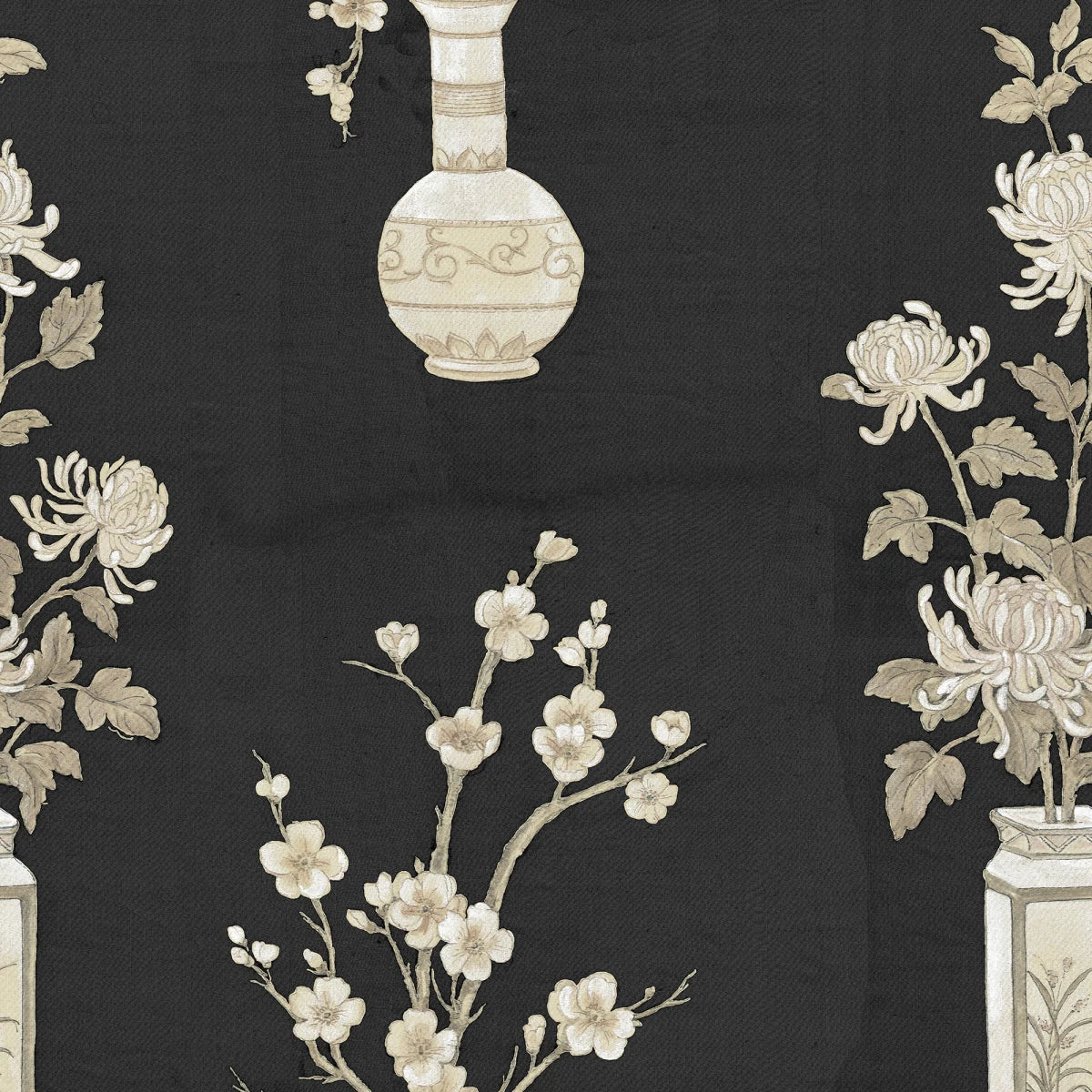Tapetti Japanese Vases Graphite