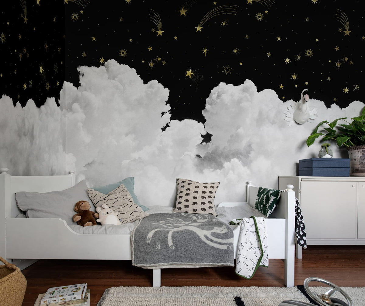 Tapetti Star Cloud Night