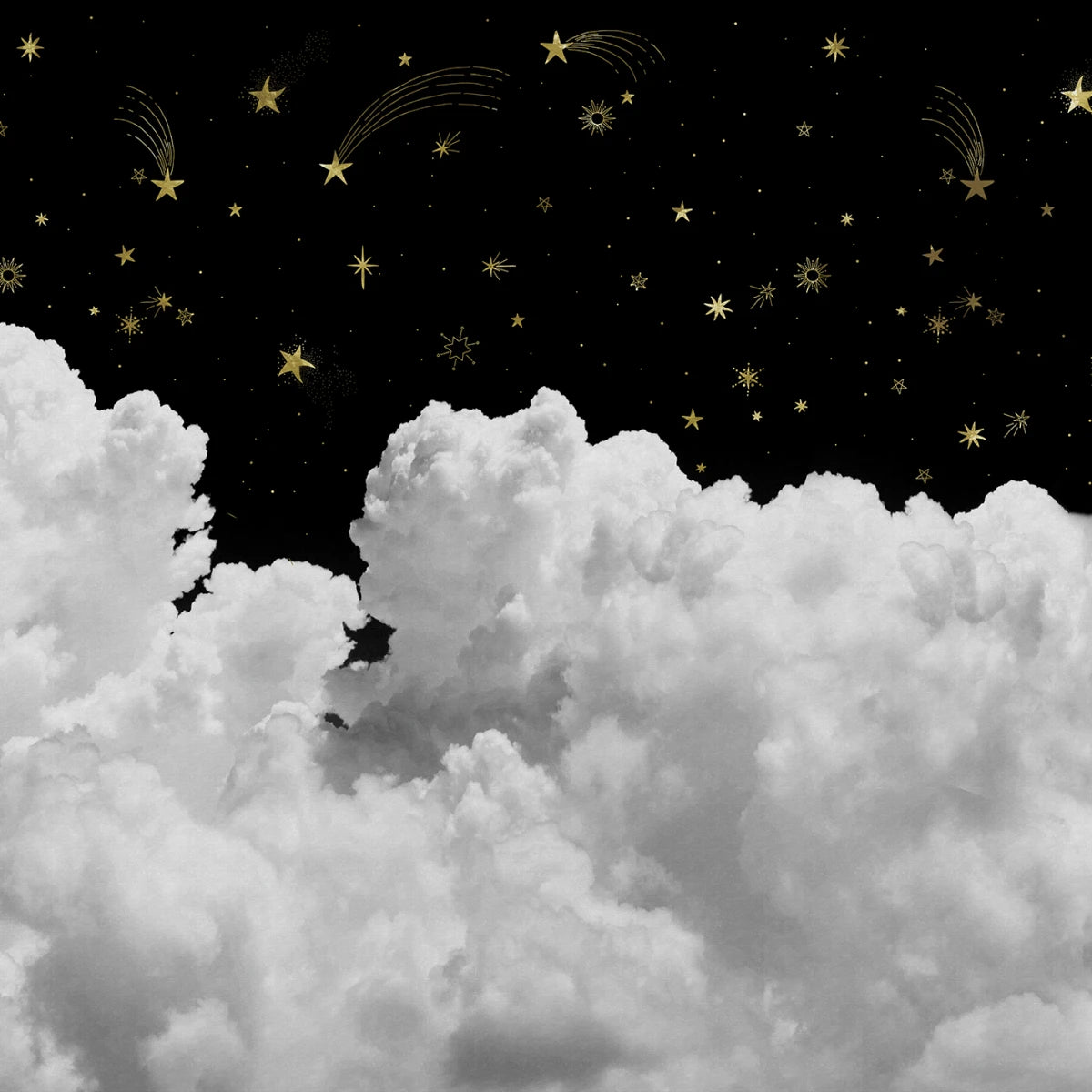 Tapetti Star Cloud Night