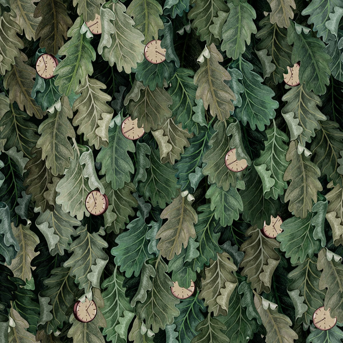 Tapetti Timeless Green