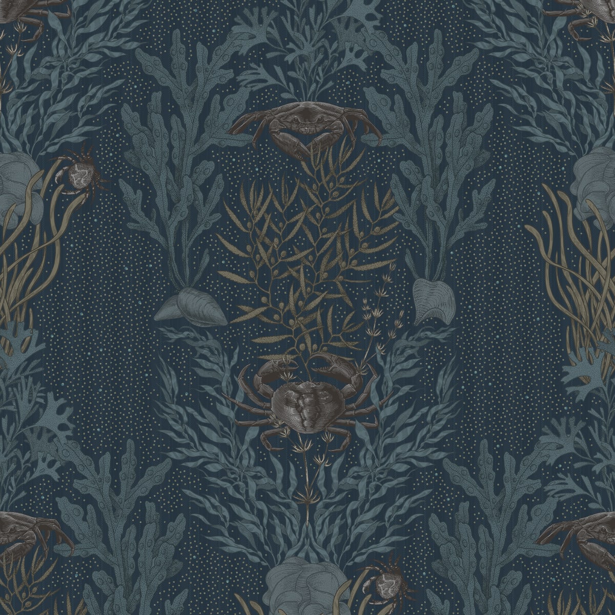 Tapetti Claws & Clams, Ocean Blue	