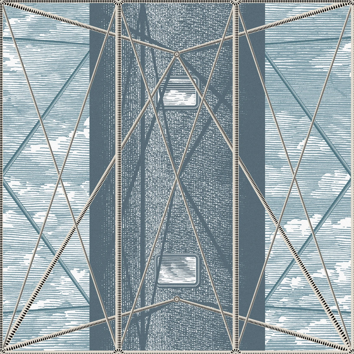Tapetti Skyrise, Lightblue	