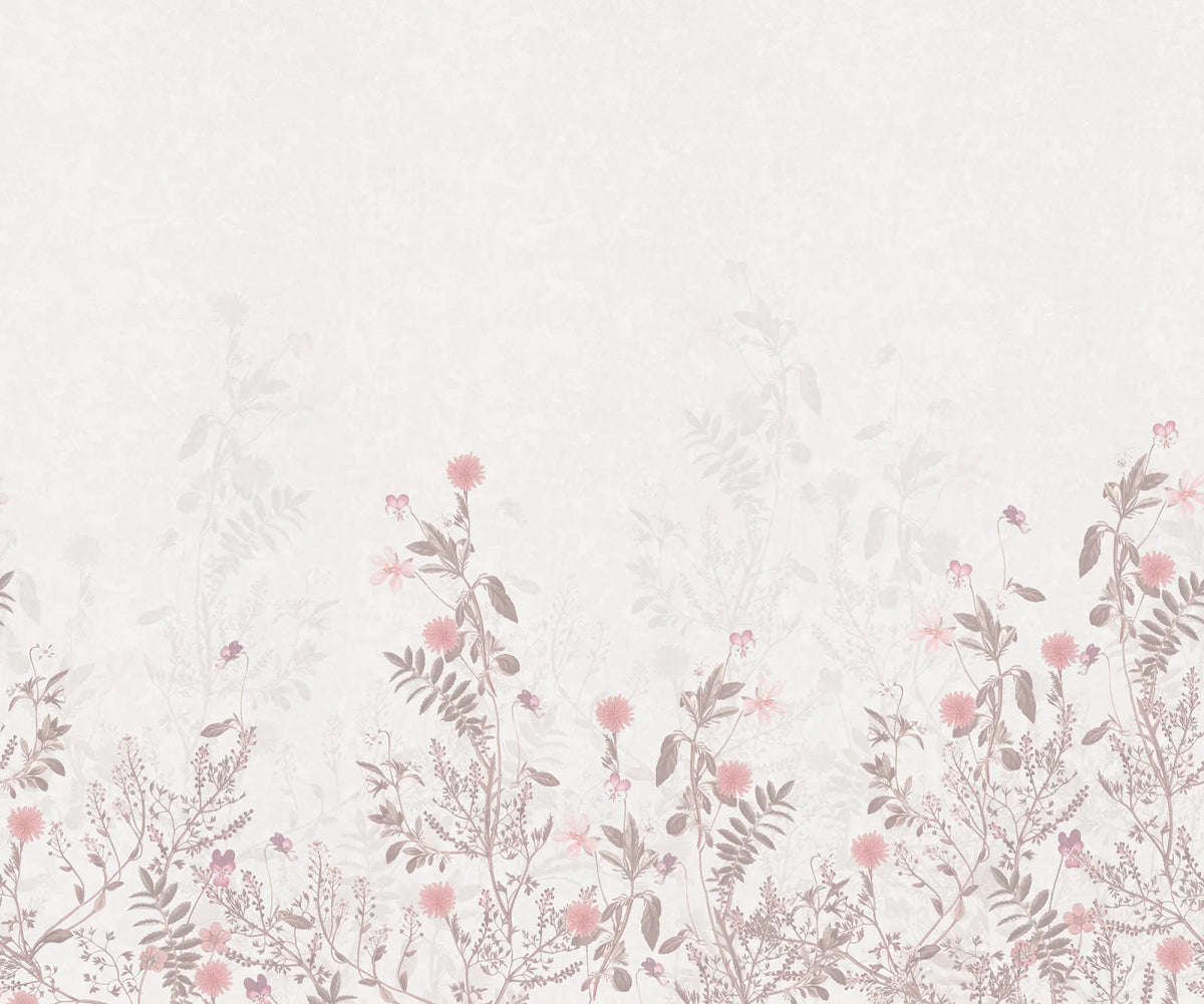Tapetti Stormy Meadow, Dusty Pink