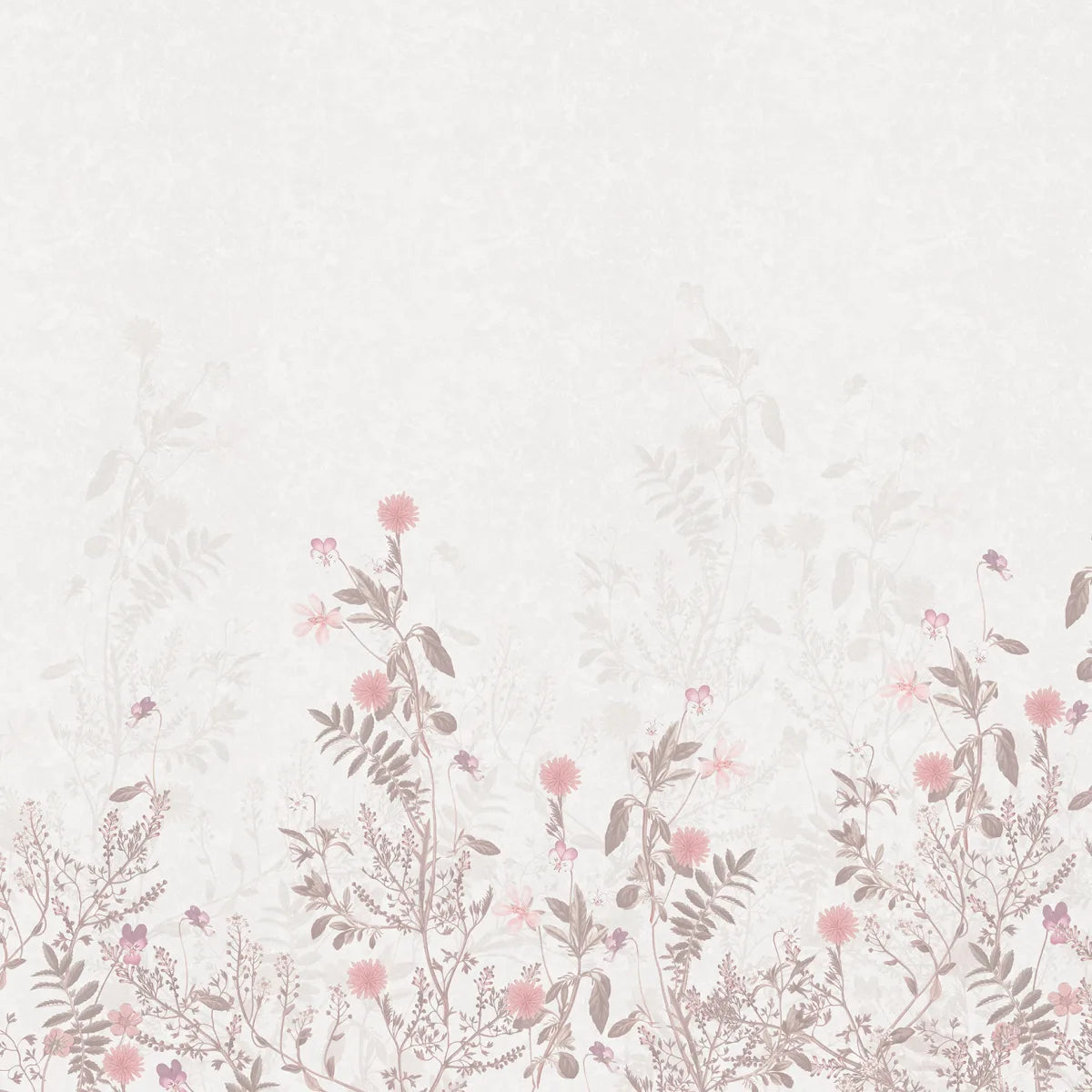 Tapetti Stormy Meadow, Dusty Pink	