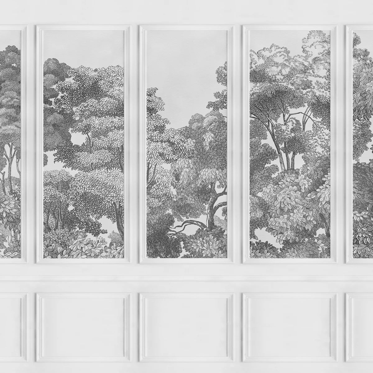 Tapetti Bellewood Panels, Graphite