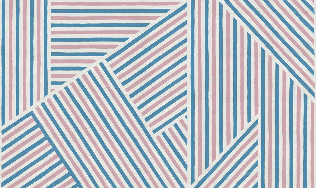 Tapetti Different Directions, Pink & Blue