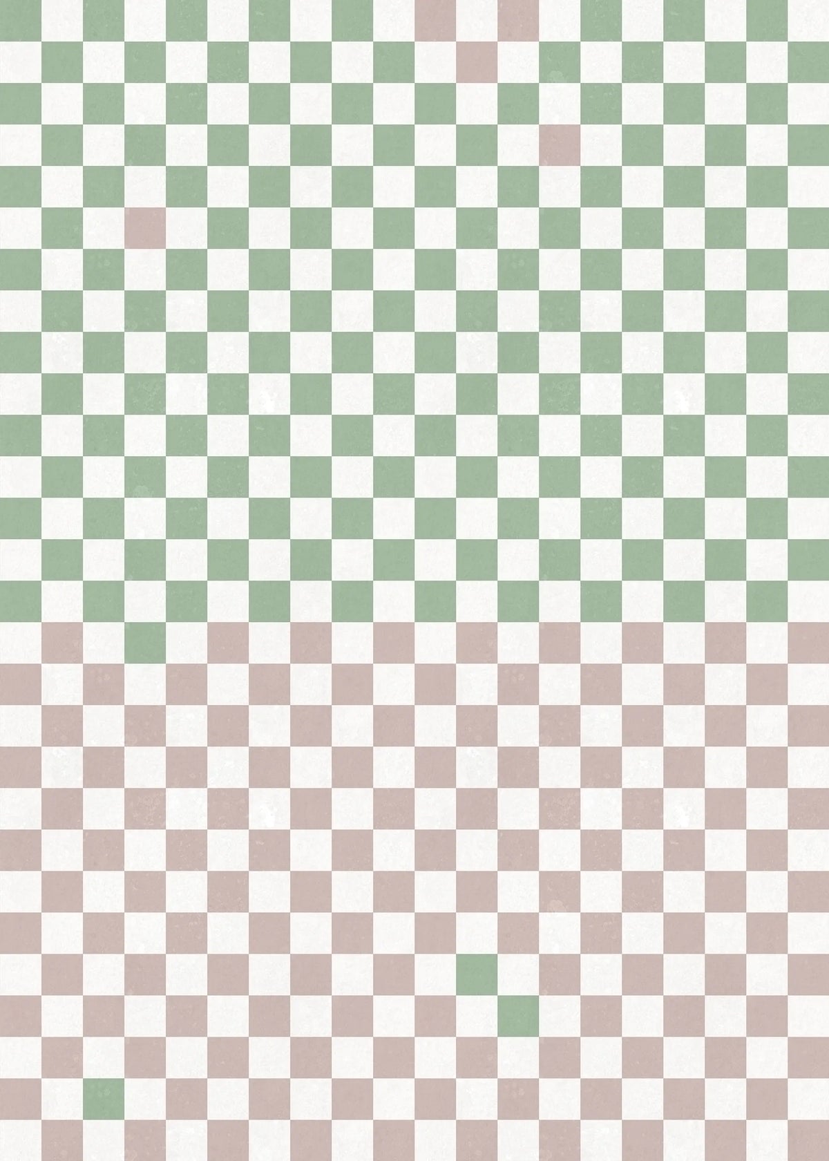 Tapetti Pixels, Green & Pink