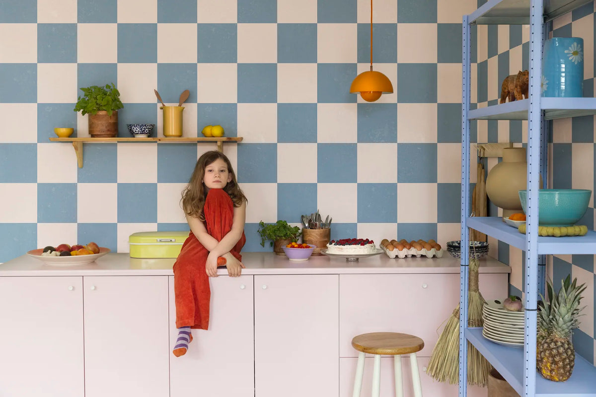 Tapetti Chess, Blue & Pink