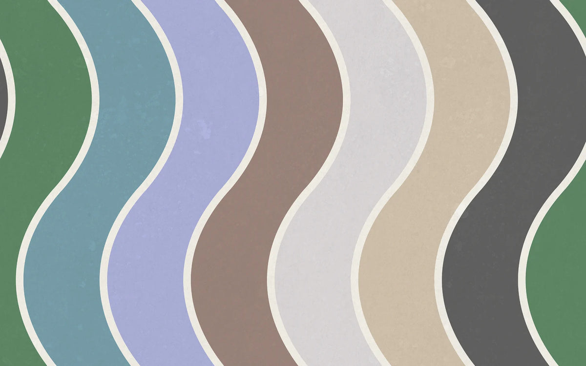 Tapetti Seventies Waves, Rainbow