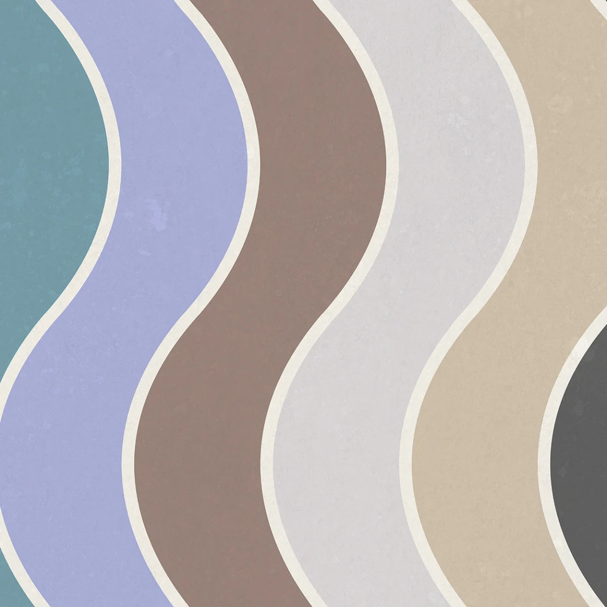 Tapetti Seventies Waves, Rainbow