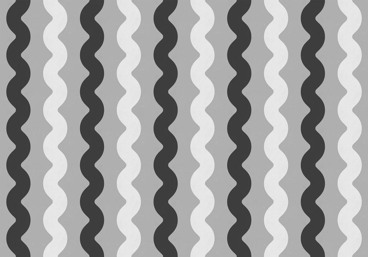 Tapetti Wobbly Black & White