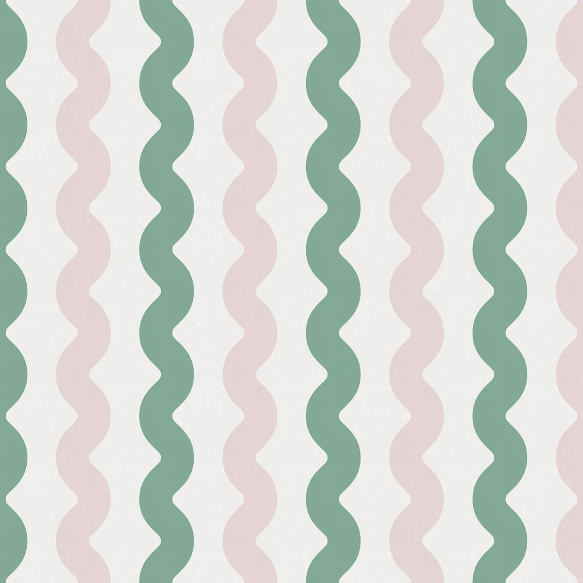 Tapetti Wobbly Green & Pink