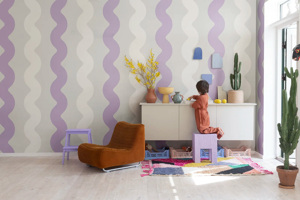 Tapetti Wobbly Lilac