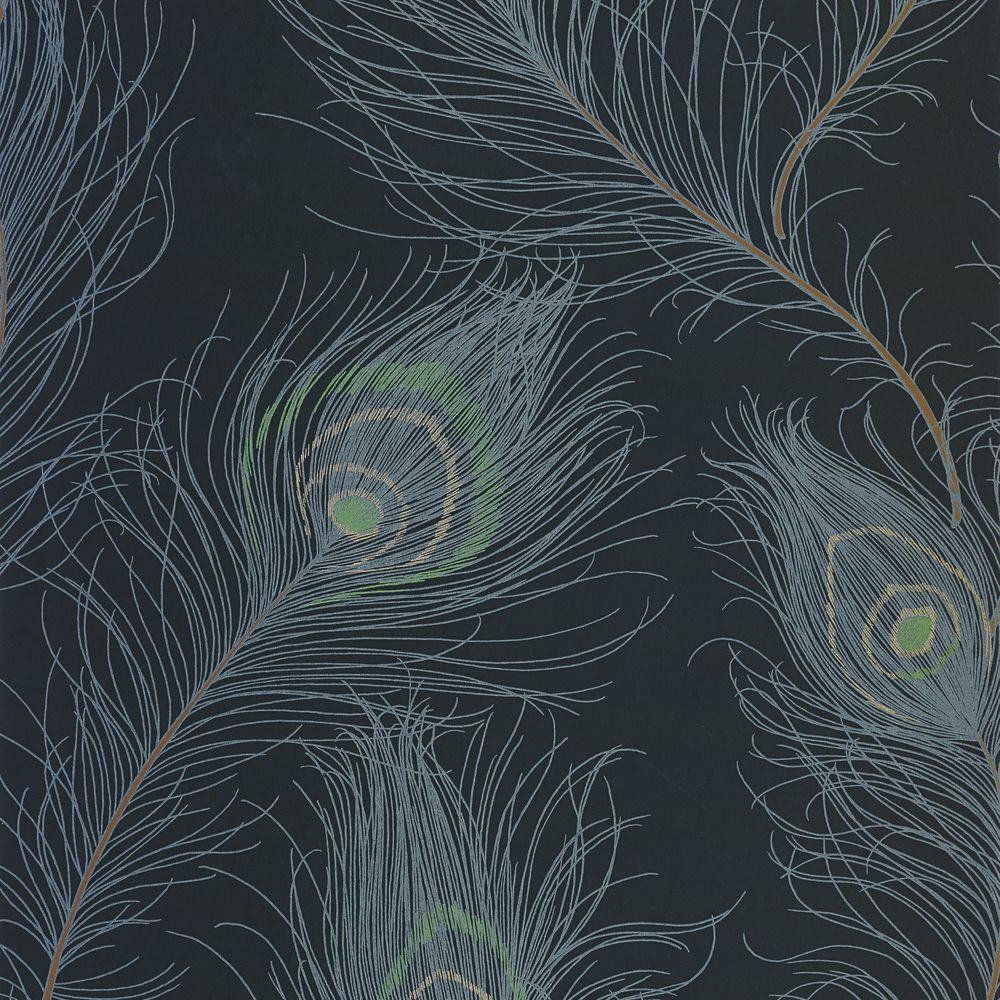 Tapetti Revue Bleu Petrole Vert 0,53x10,05m
