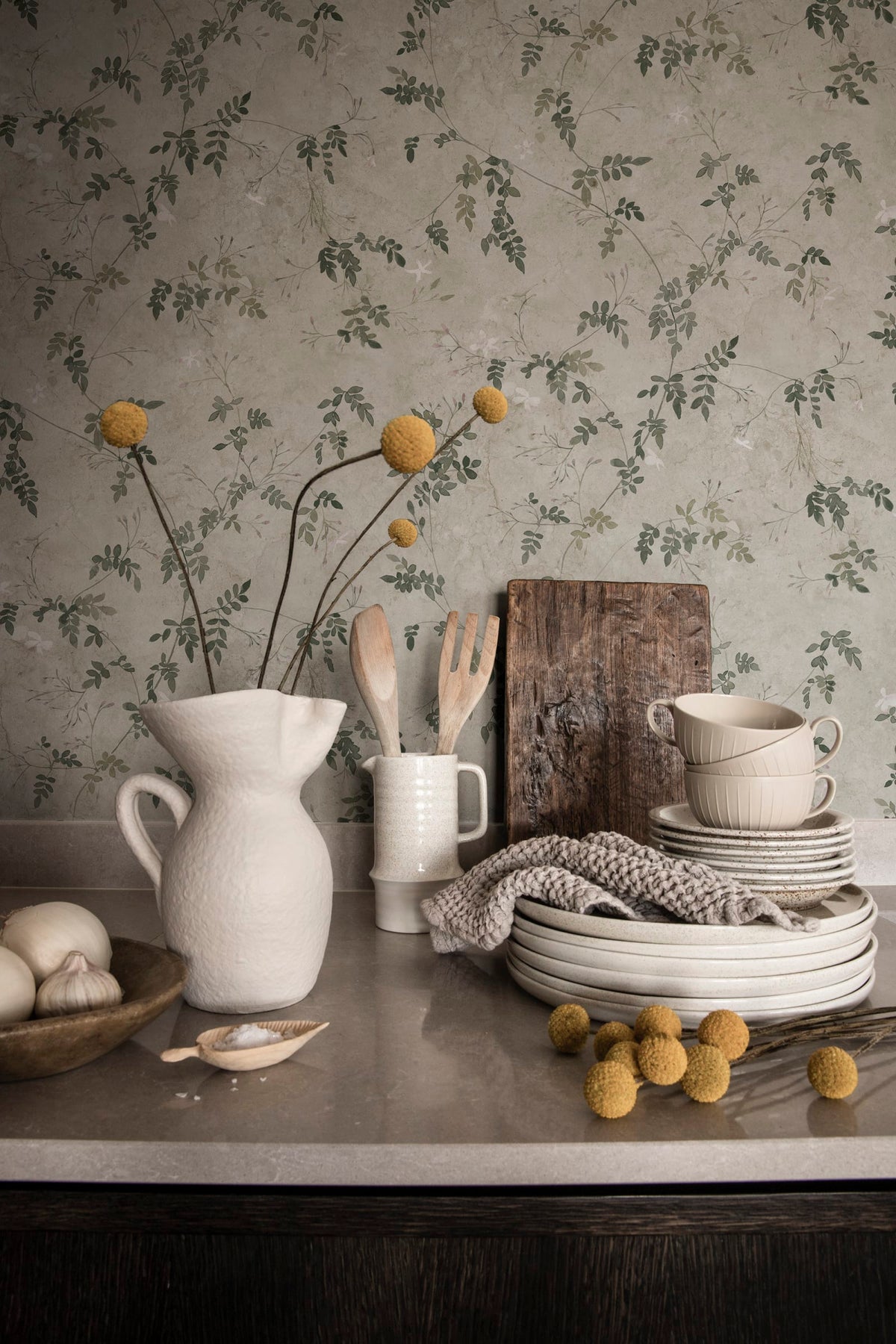 Tapetti Irene, Olive Green