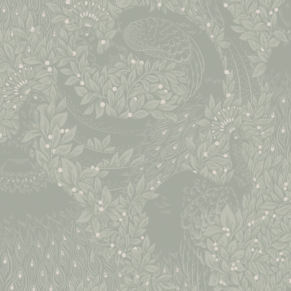 Tapetti Evelina, Sage Green