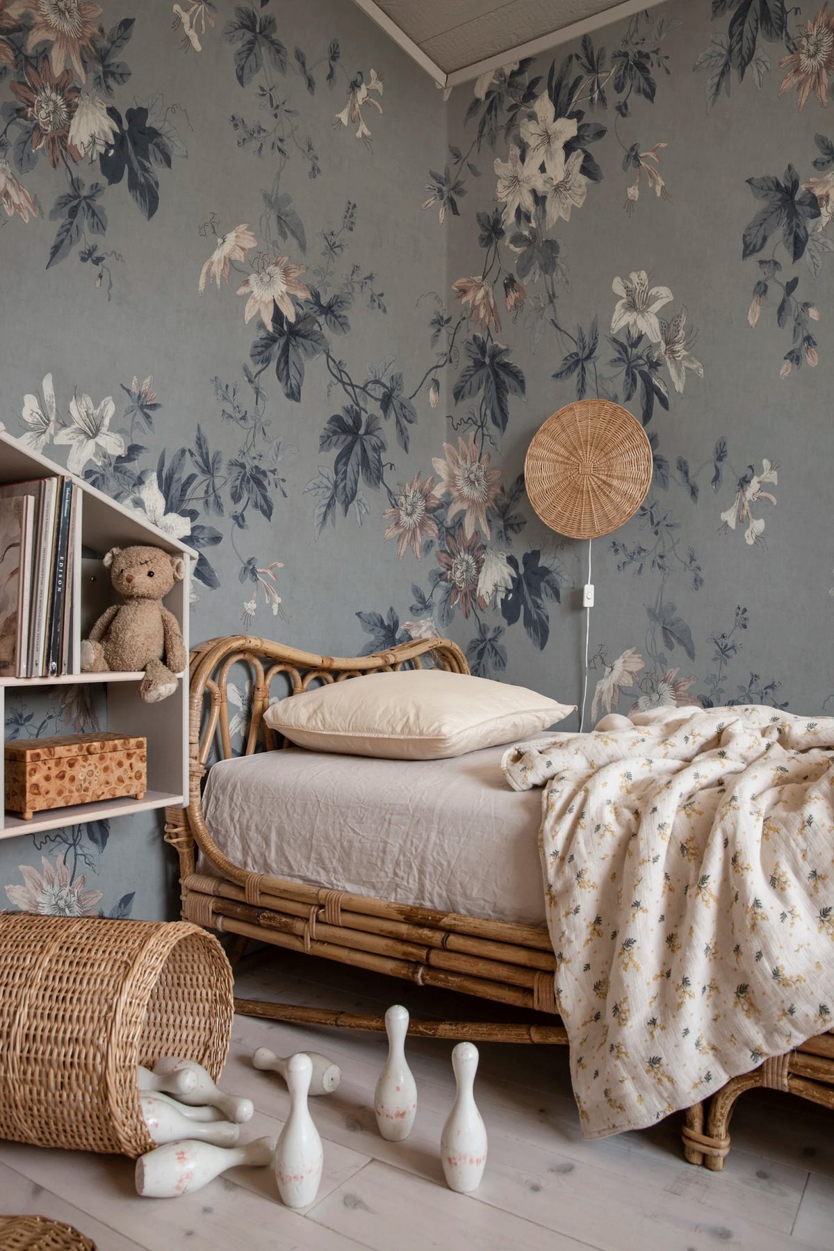 Tapetti Faded Passion, Misty Blue