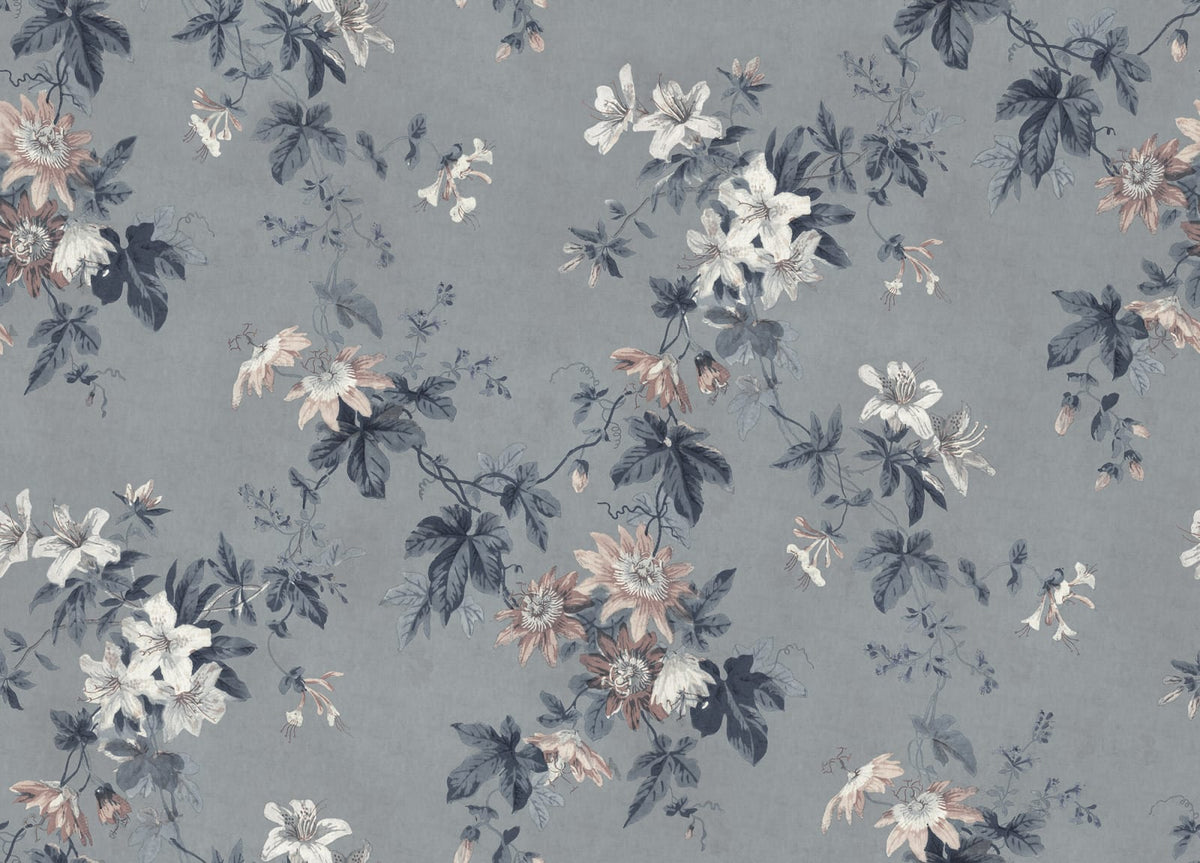 Tapetti Faded Passion, Misty Blue