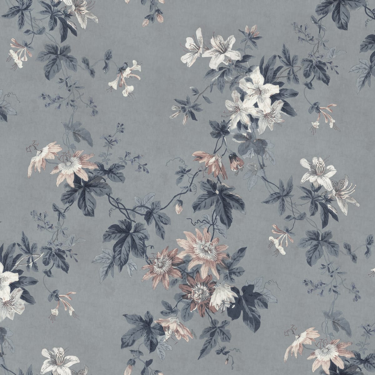 Tapetti Faded Passion, Misty Blue