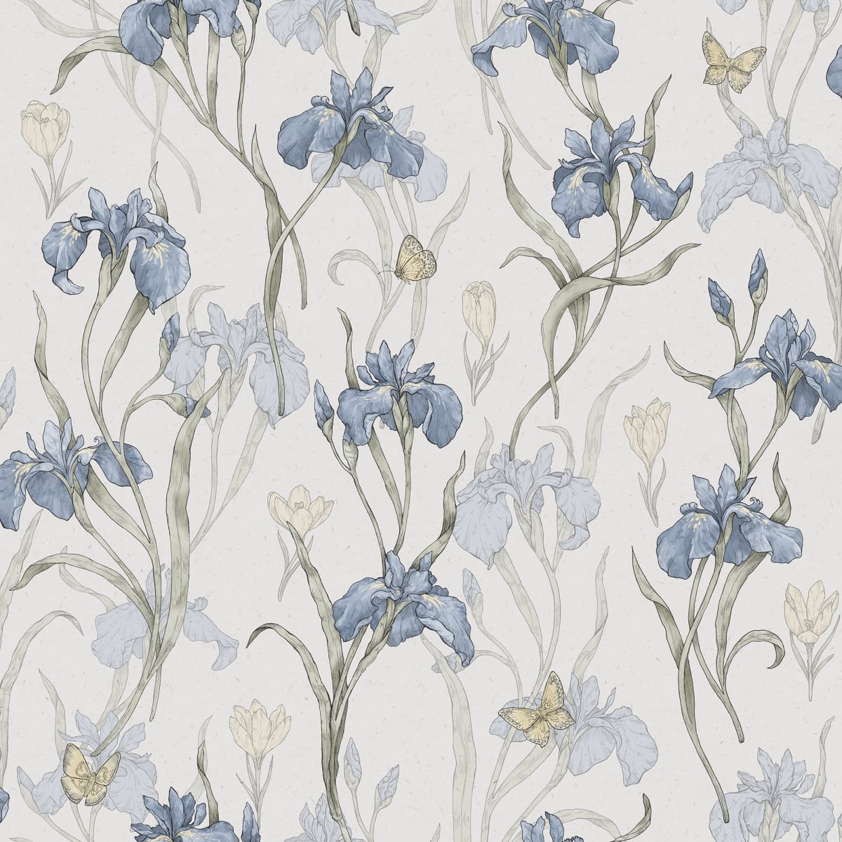Tapetti Iris, Sky Blue
