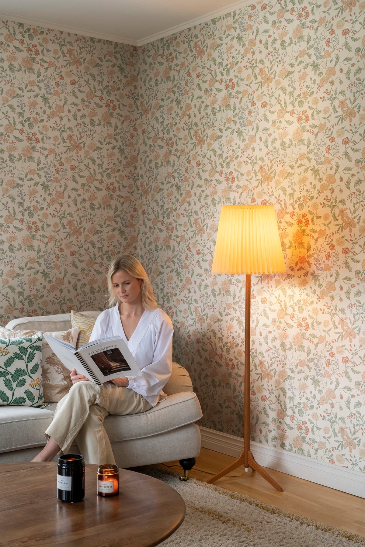 Tapetti Till Karin, Spring Green