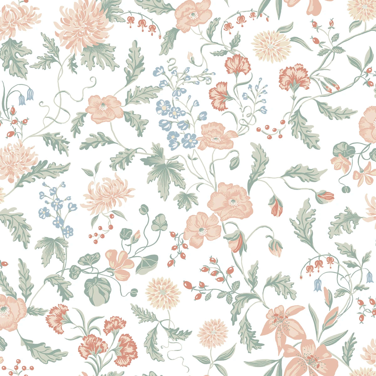 Tapetti Till Karin, Spring Green