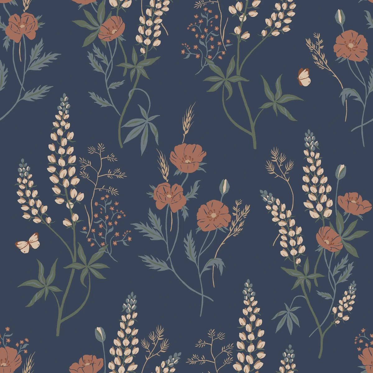 Tapetti Emma, Classic Blue
