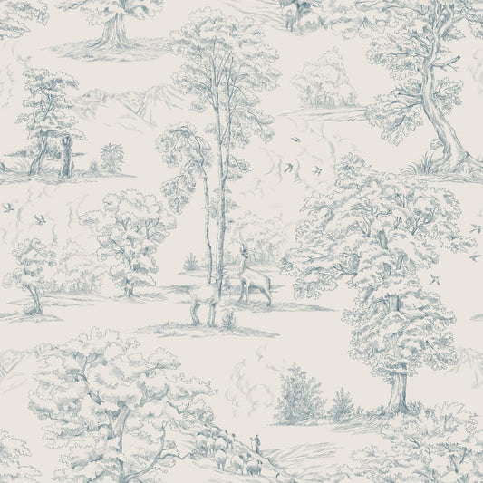 Tapetti Montfort, Indigo Blue
