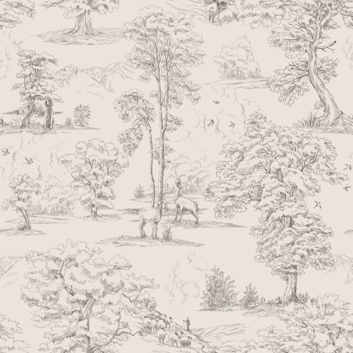 Tapetti Montfort, Graphite