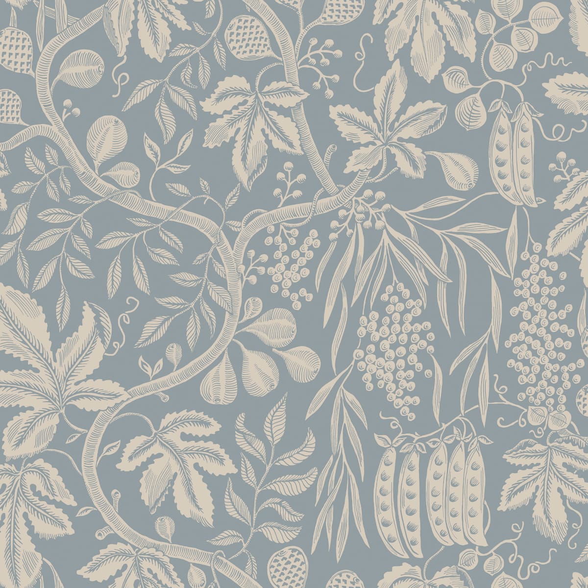 Tapetti Fig Garden, Misty Blue