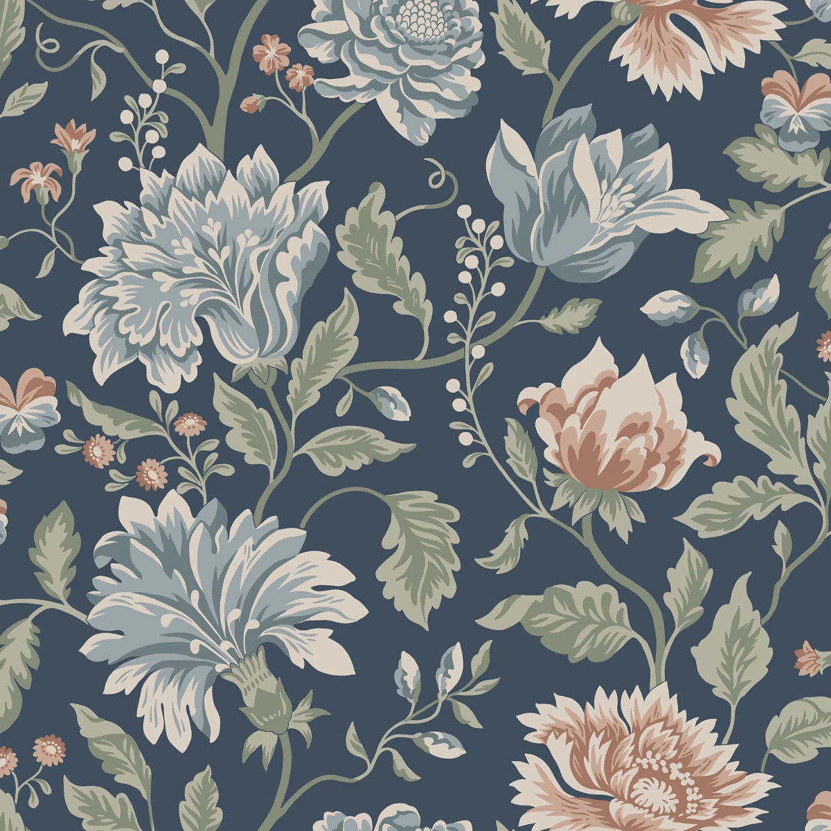 Tapetti Annabelle, Classic Blue