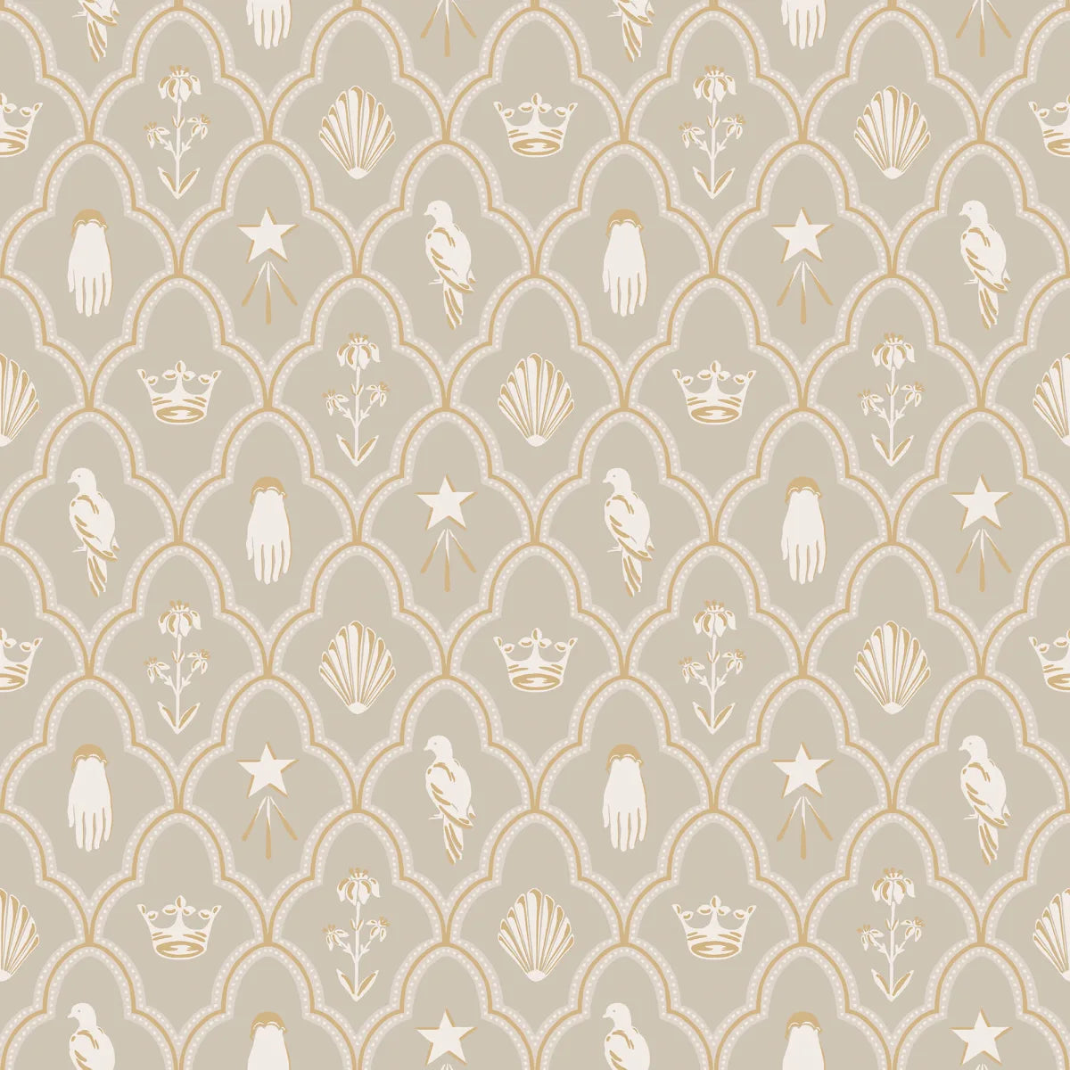 Tapetti Turtledove Barn, Gray