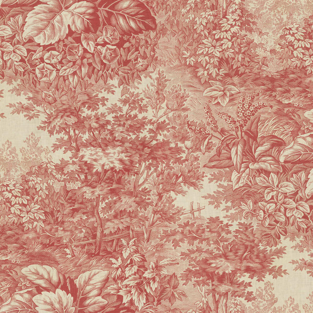 Tapetti Forest Toile, Red