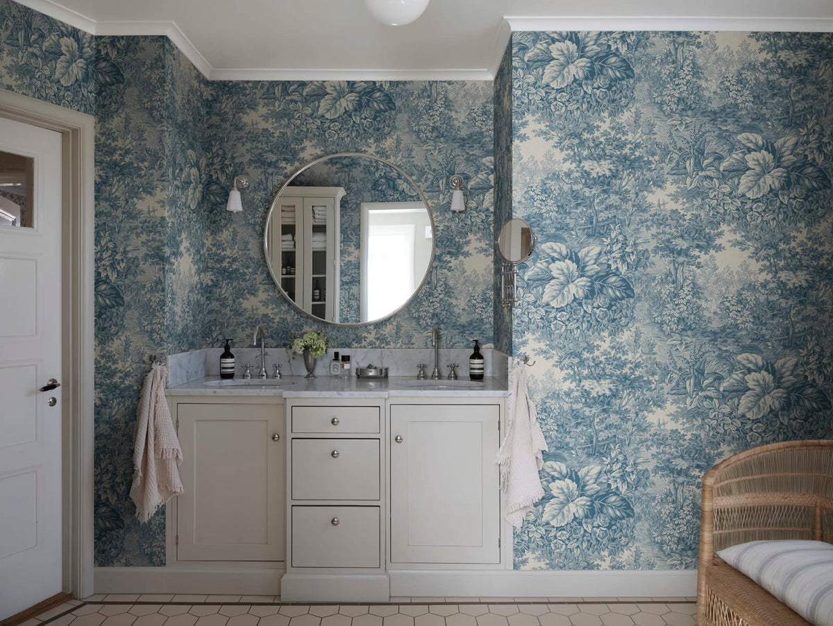 Tapetti Forest Toile, Blue