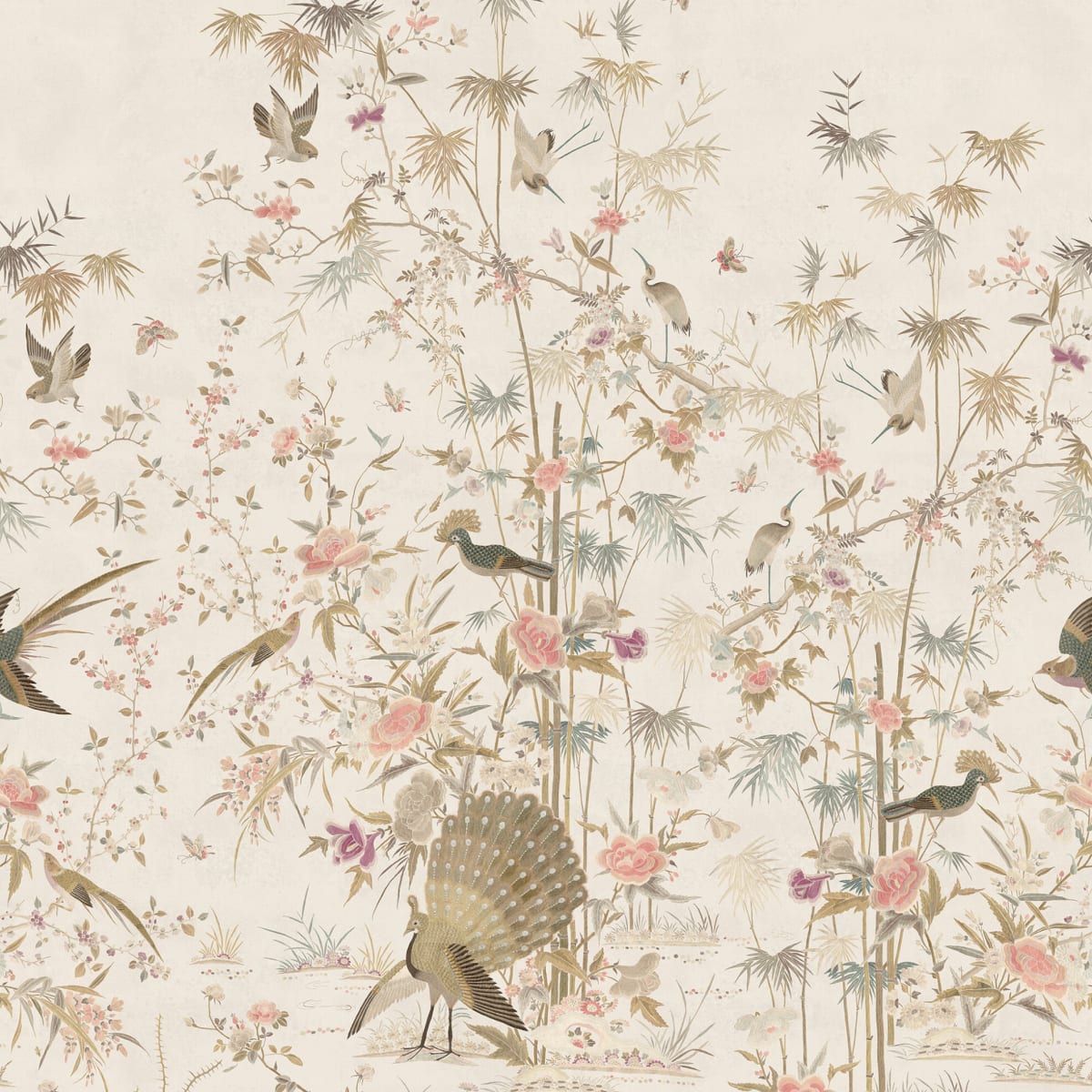 Tapetti Chinoiserie Garden, Eggshell