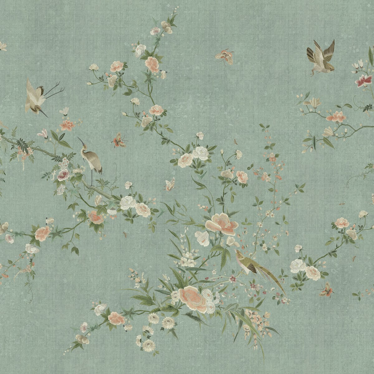 Tapetti Bloom, Teal