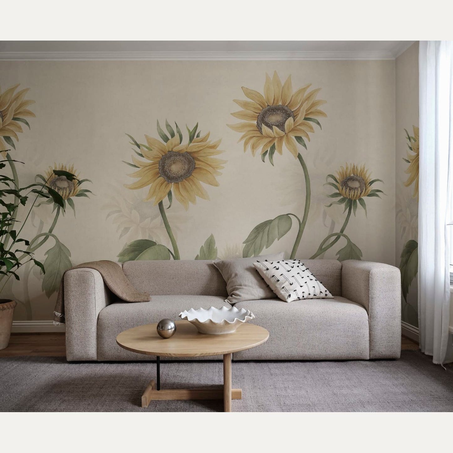 Kuvatapetti Sunflowers