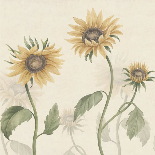 Tapetti Sunflowers, Yellow