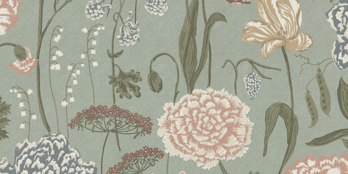 Tapetti Aurelie Mural, Light Blue