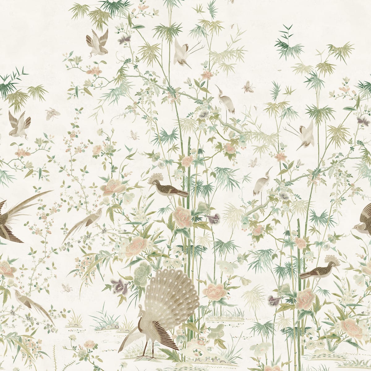Tapetti Chinoiserie Garden, Light Green
