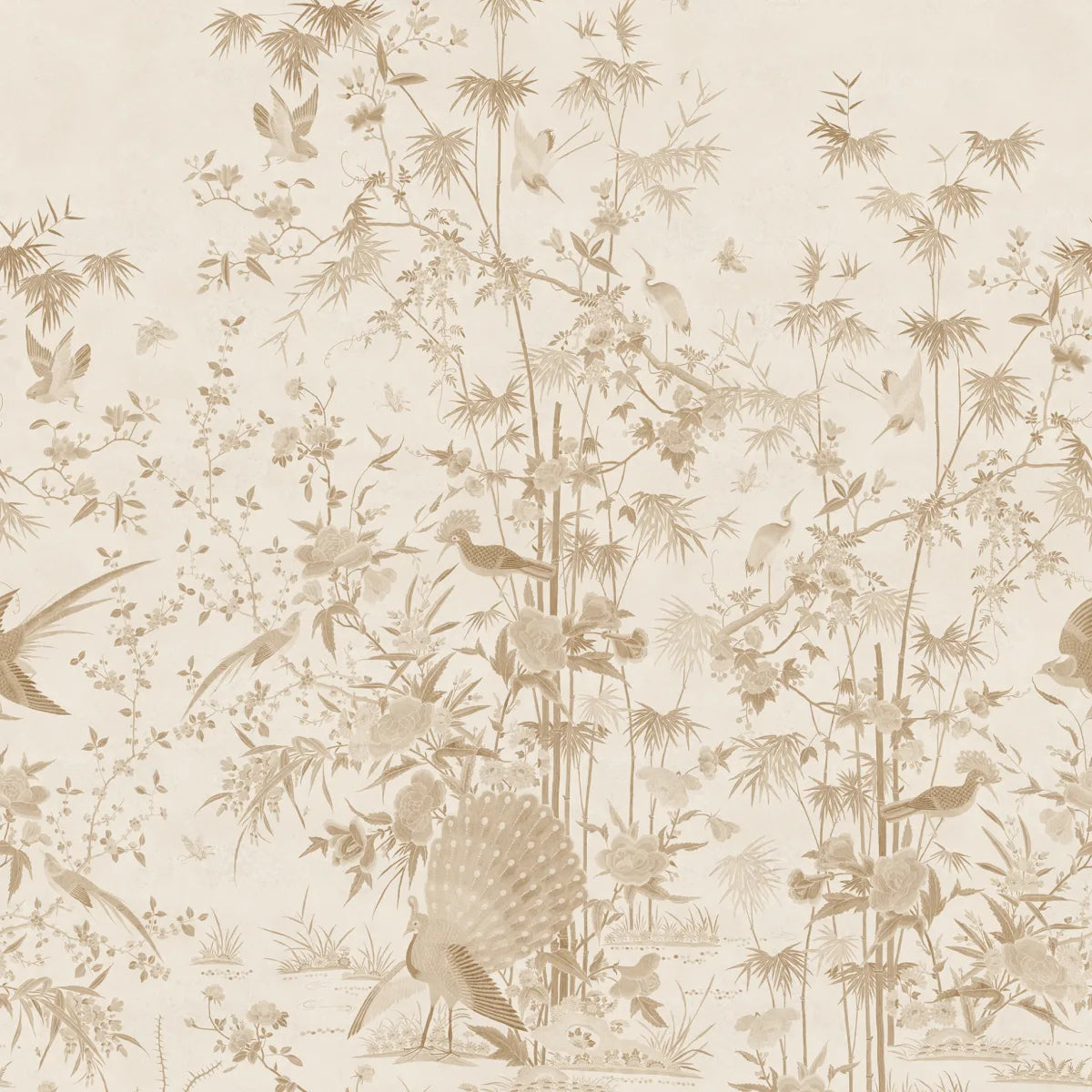 Tapetti Chinoiserie Garden, Beige