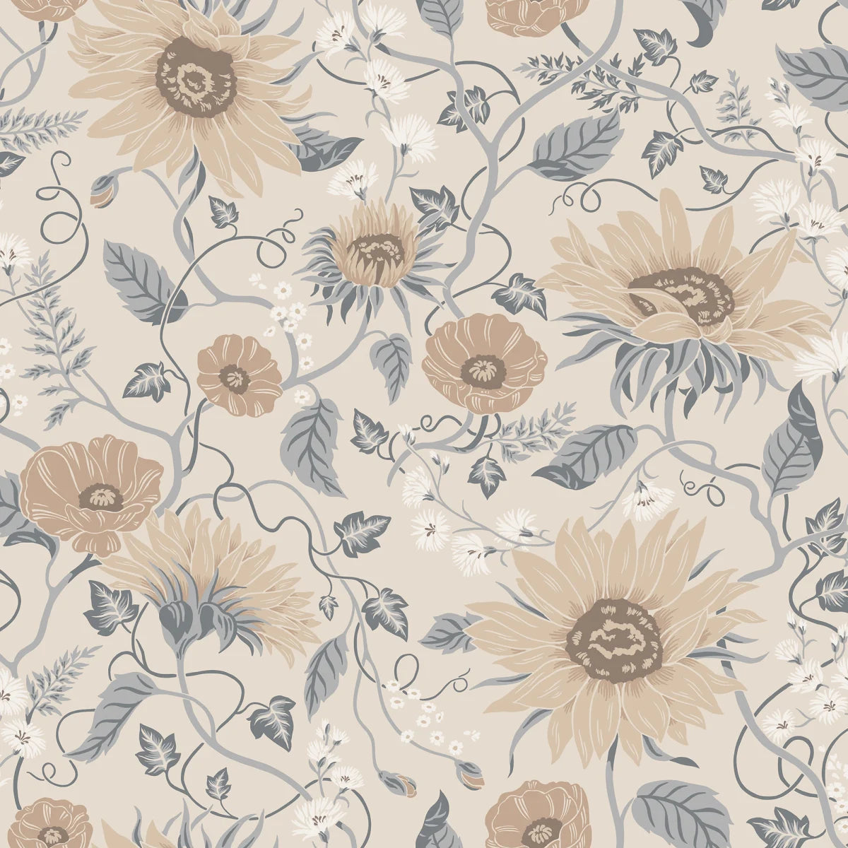 Tapetti Solveig, Misty Blue